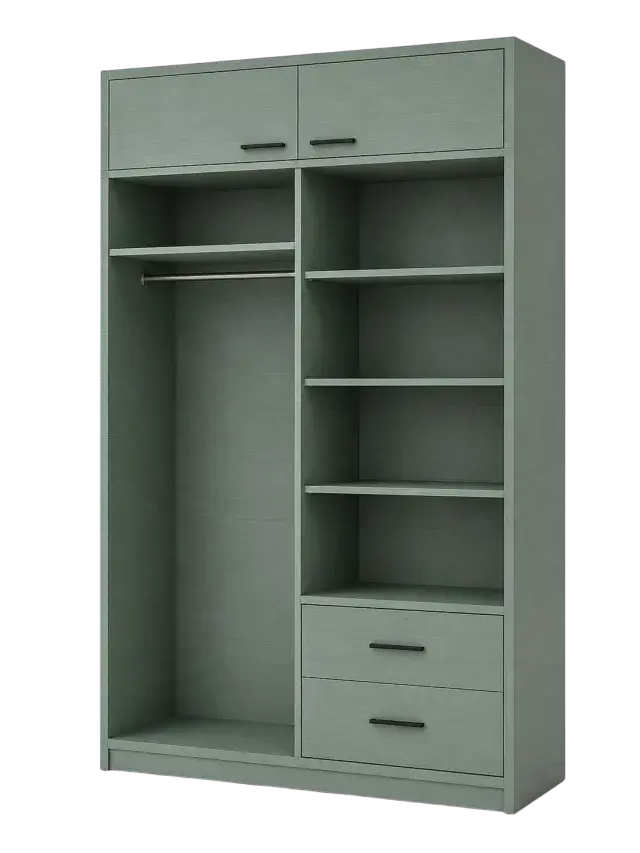 3-Drawer Wave-Front Accent Chest